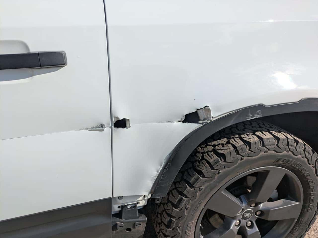 Aluminium Quarter Panel Replacement before 2